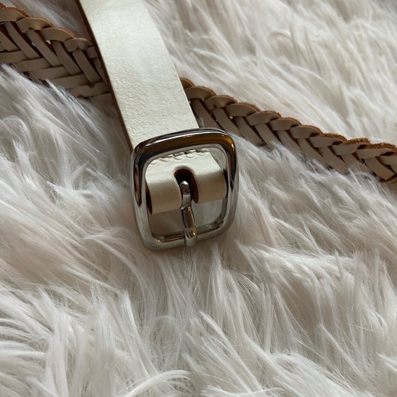Braided White Belt - Picture 2 of 4